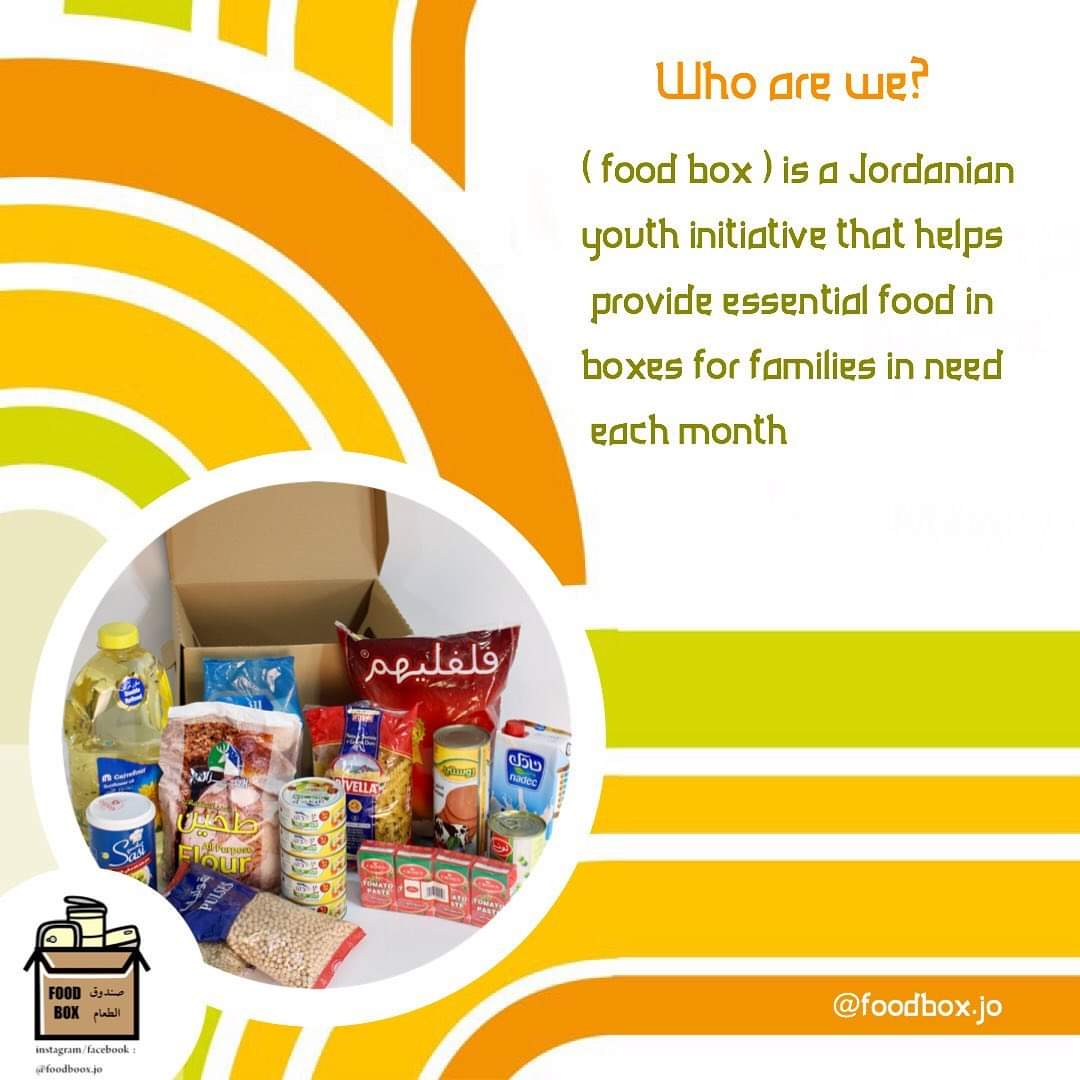 FoodboxJo's tweet photo. نسعى في مبادرتنا إلى توفير الاحتياجات الغذائية الأساسية لمدة شهر لعائلات محتاجة، المبادرة غير ربحية، ونحاول من خلالها نشر روح التعاون بين أفراد المجتماع، والتكاتف لمساعدة كل من هو بحاجة إلي المساعدة. https://t.co/BzkXUPHETb
