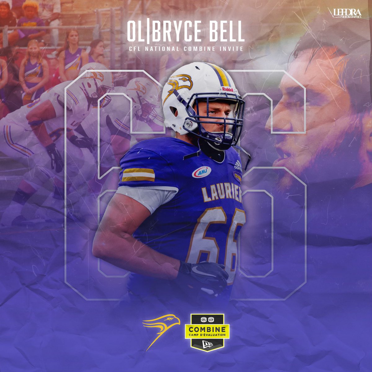 LaurierFootball's tweet image. We’re excited for OL Bryce Bell @BB_classic5 &amp;amp; DE Alfred Green who are working hard in preparation for the virtual CFL National Combine! Way to go guys. 

#SoarAbove #CFL