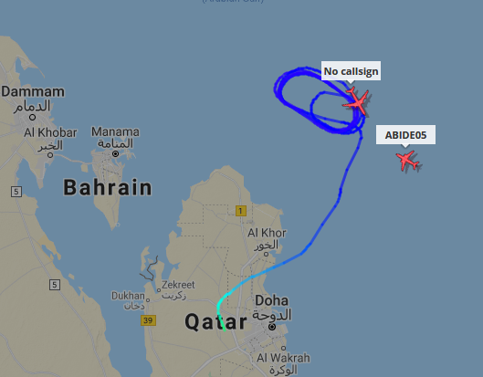SirListenalot's tweet photo. #KC135 #AE07C2 63-8020 as #SHELL34 picked up #ABIDE05 [#0004AB and #0009C5] at 1025z, took them to ITNAS in the block FL260-280. They separated at 1040z https://t.co/qearJEC2b9