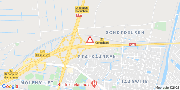 Melding ongeval Verbindingsweg Nijmegen