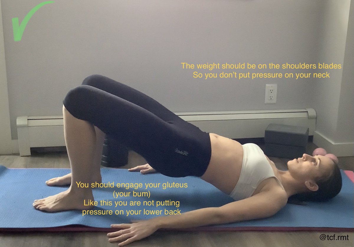 thais_rmt's tweet photo. Common Misconceptions of the Bridge pose #pilates #pilatescanada #whatnottodo &amp; #whattodo  #pilatesinstructor #canmore #canmorepilates #remedialexercise #gluteworkout https://t.co/DN7XlvMroO