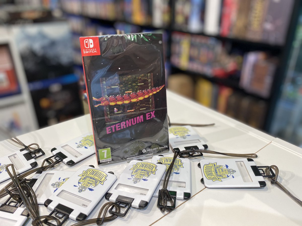 CollectorVault's tweet photo. #redartgames - saturday 🤘😋 A lot of new in-hand games reached the Vault. #ducksouls+, #superskullsmashgo2turbo, #eternumex &amp; #escapefromtethys. 
Have a nice weekend! 
#gamemuseum #ps4 #nintendoswitch #raregames #retrogames #indiegames #gamecollecting #gamecollectors #gamers https://t.co/1v2ZN17QIn
