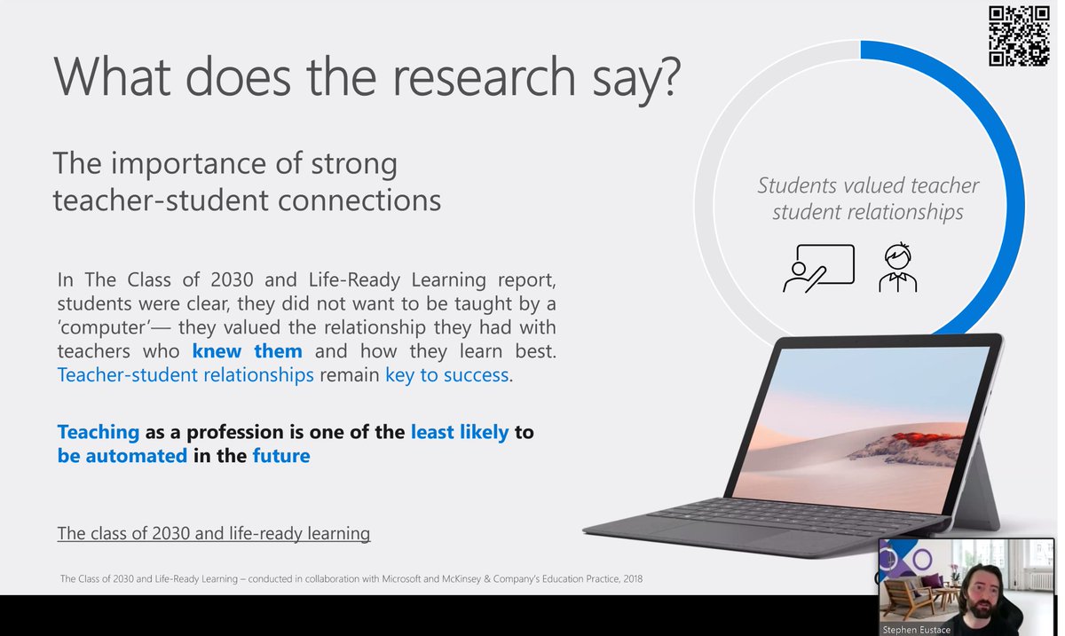 MissGEnrique's tweet photo. Really enjoyed today's @ESCItweets conference with so many great speakers including @eustace_stephen #Onederful presentation on the importance of #SEL and personalised learning to improve outcomes for all ❤
#ESCIPP21 #MicrosoftEDU #MIEExert #edtech #remotelearning #wellbeing https://t.co/zThNNM1eDK