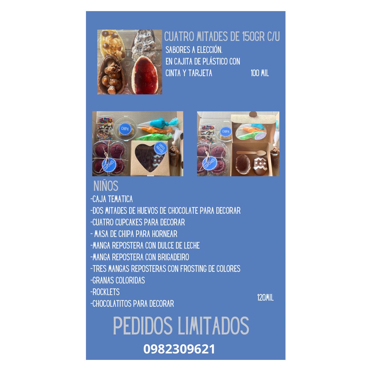 sweetspotpy's tweet photo. Nuestro menú de Pascuas! 🐰👩‍🍳
Hagan sus pedidos!! 🤤🤩 https://t.co/K1o0pDFbBe