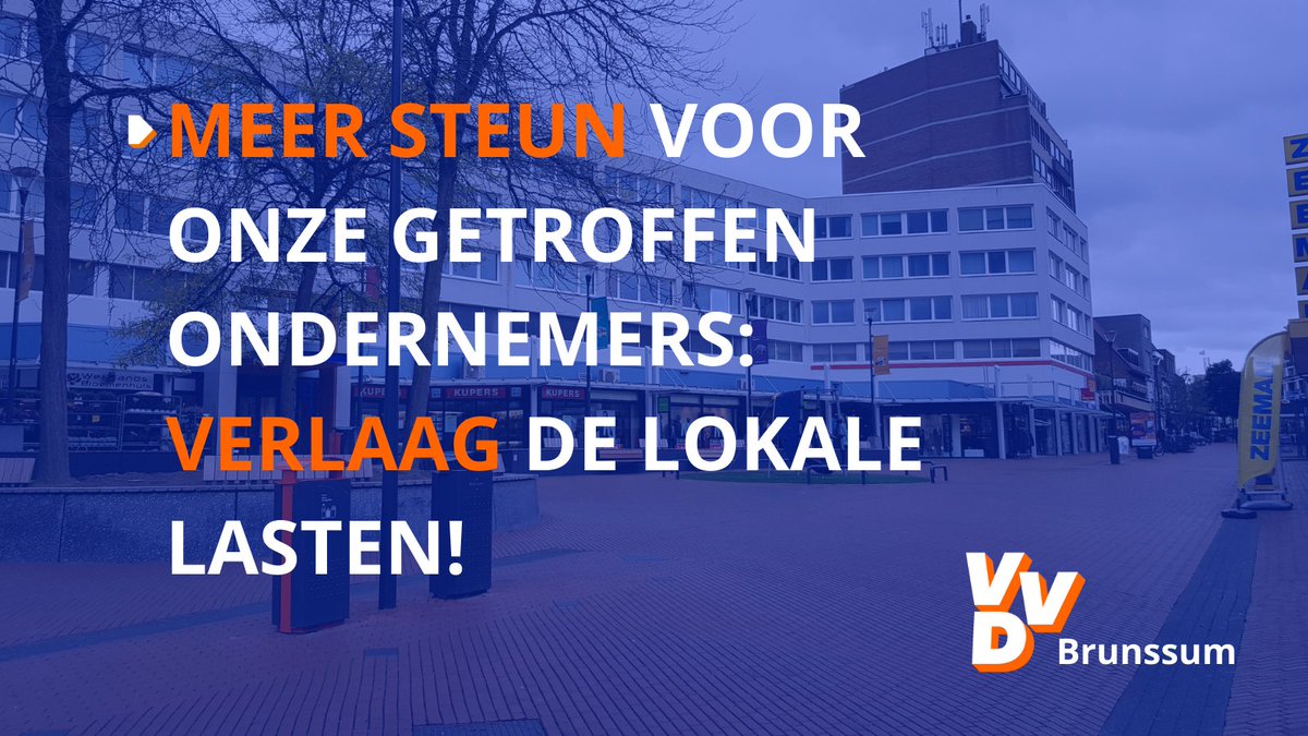 vvdbrunssum's tweet photo. De coronacrisis raakt Brunssumse ondernemers nog altijd hard. Daarom is het nodig dat de lasten van getroffen ondernemers omlaag gaan. 
En om niet de vergeten: #Brunssum #kooplokaal!
Lees verder:👇👇
https://t.co/psisrVwNKt https://t.co/CLo27VVh4L