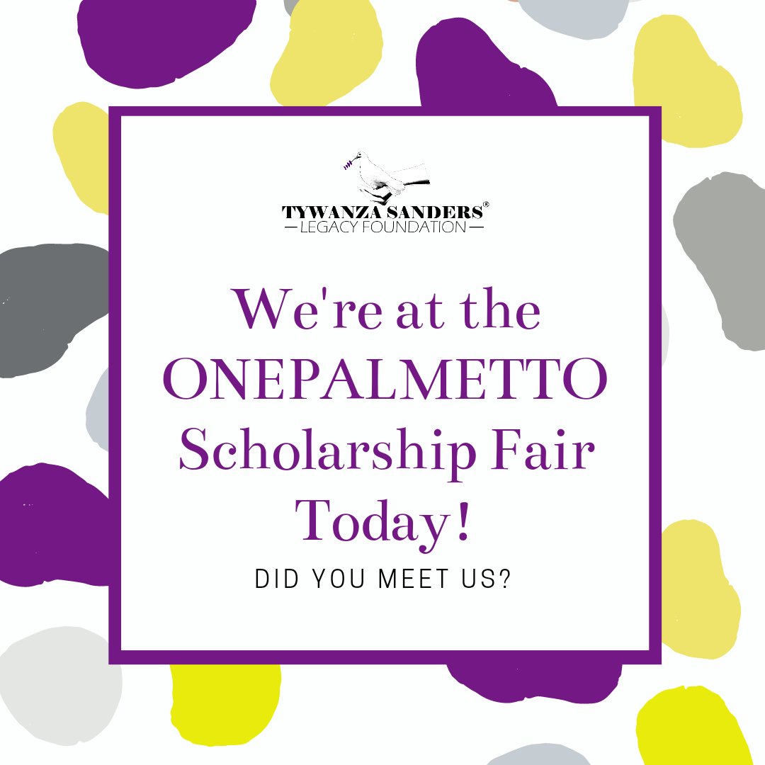 TywanzaSanders's tweet photo. Comment below if you met us today!!! #scholarshipfair #onepalmetto #pacescholarshipacademy https://t.co/DJJuxOVrJC