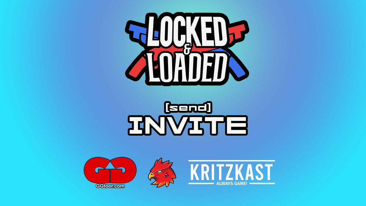 Now it gets intense <a href="/GGtoor/">GGtoor</a> Locked &amp; Loaded 2 - Day 1 INVITE teams. 
🔴 twitch.tv/kritzkast