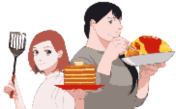 「黒髪 ホットケーキ」のTwitter画像/イラスト(古い順)