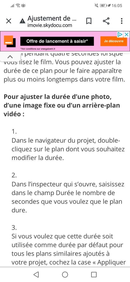 post_it9's tweet photo. Sos #imovie. Je voudrais réaliser un #film imovie mais je ne réussis pas à modifier la durée de visualisation de chaque photo de 4s.. J'ai vu ce msg d'aide mais je ne trouve pas où cliquer 2 fois sur l'#ipad (je n'ai pas de Mac).. Ni dans l'aide en ligne.. Merci d'avance 💪 https://t.co/DRjycxC8UG
