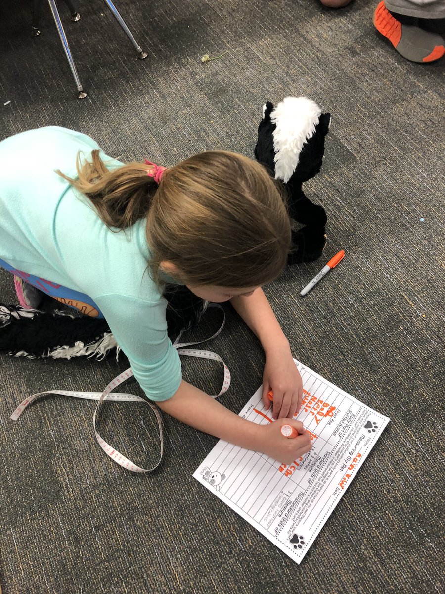 Mstakes_wce's tweet photo. Calling all Animal Lovers!!  After reading “Measuring Penny” 2nd grade was ready for a “Paw-riffic Party”!  We brought our stuffed animal friends of all shapes and sizes and spent the day exploring measurement with our furry friends!! 
We had so much fun!
@HumbleISD_WCE https://t.co/e5plUvWlB1