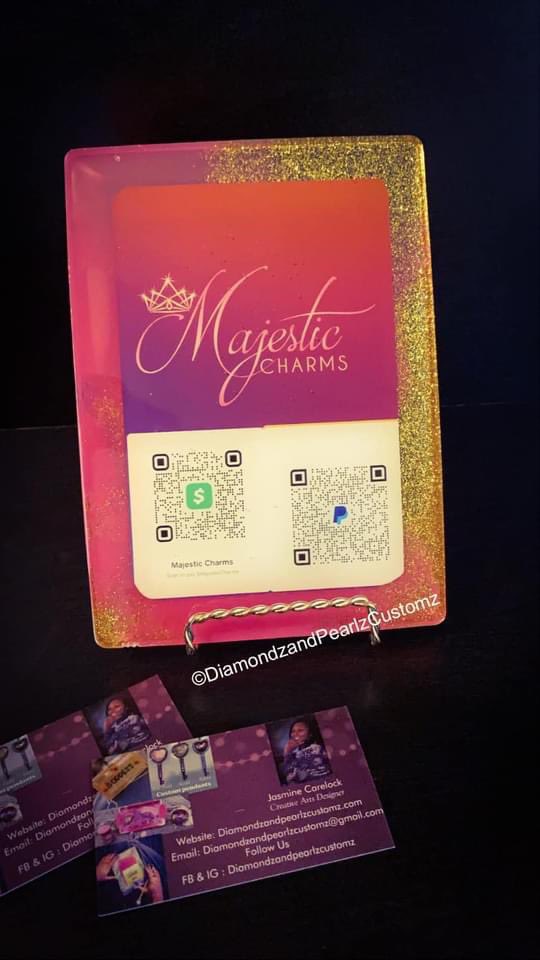 DandPCustomz's tweet photo. Purchase your Custom QR scanning plaques today ! 

🚨🚨Great for Pop up Shops! 🚨🚨

DM or visit our website for orders
https://t.co/Ny2zXwnhkK

Make check out easier for your customers! 
Add your social media WR codes also....

And YES I can make QR codes
#BlackOwnedBusiness https://t.co/1d4AooMepd