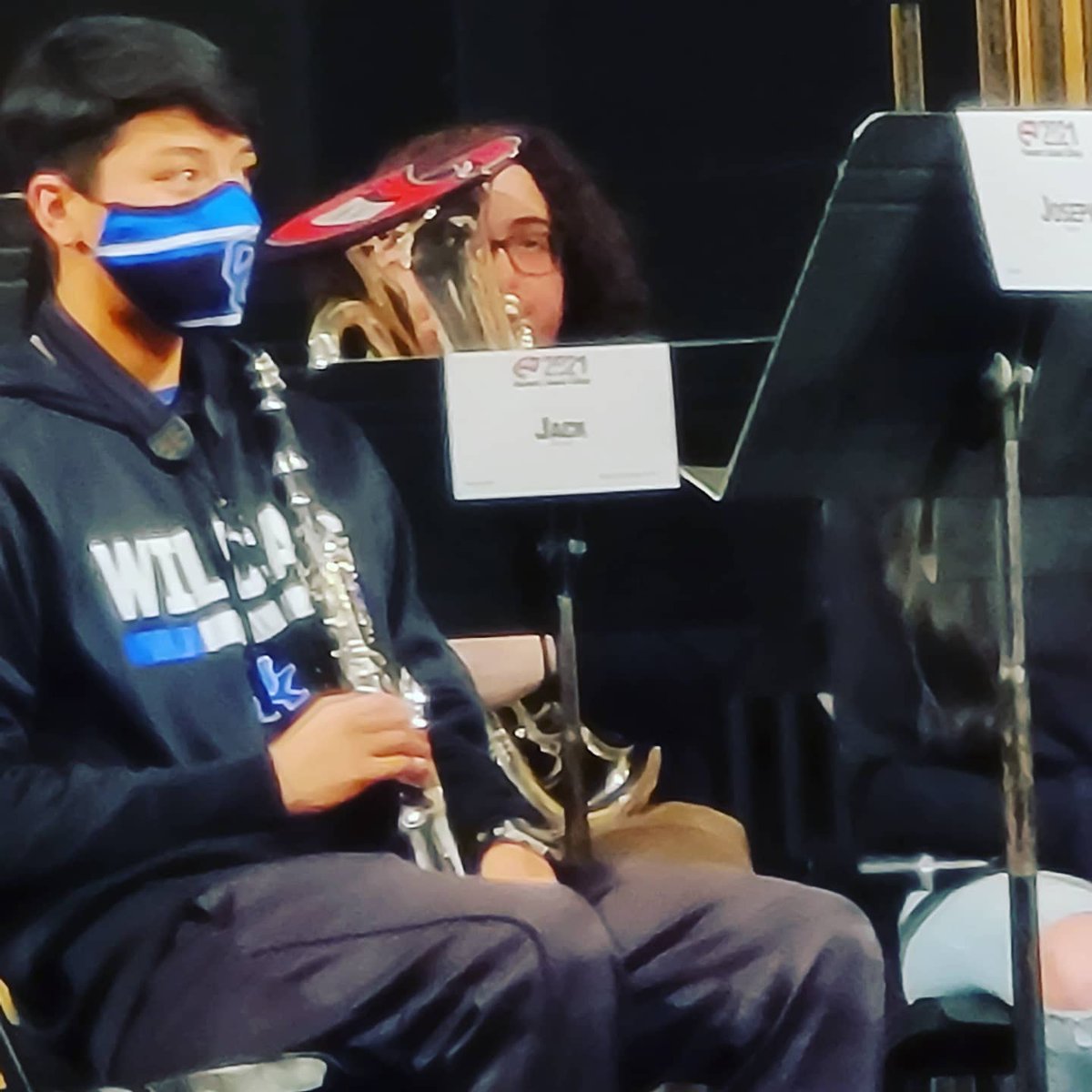 meadeband's tweet photo. Finally an in-person honor band event! Congratulations Jack McGee on being selected as 1st Chair Euphonium in the WKU Honor Band! https://t.co/PzLyMynviS