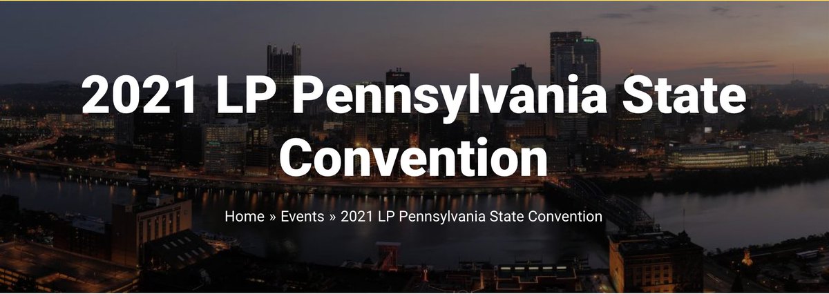 SamRobbWrites's tweet photo. Save the date! For my folks in Western PA - this is a great chance to meet up with active, involved Libertarians from across the state. Absolutely, 100% recommend you take the opportunity right in your backyard! 

https://t.co/4gzb0RrYWu https://t.co/yDhA5qlDrM