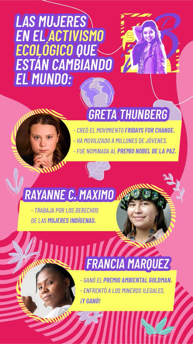 Isabella de la Torre (@heybalaa) on Twitter photo Grandes ejemplos que me inspiran. 💜💜💜<a href="/GretaThunberg/">Greta Thunberg</a> <a href="/FranciaMarquezM/">Francia Márquez Mina</a> Rayanne C Maximo. #planetaBala <a href="/NickelodeonLA/">Nickelodeon Latam</a> Grandes ejemplos que me inspiran. 💜💜💜<a href="/GretaThunberg/">Greta Thunberg</a> <a href="/FranciaMarquezM/">Francia Márquez Mina</a> Rayanne C Maximo. #planetaBala <a href="/NickelodeonLA/">Nickelodeon Latam</a>