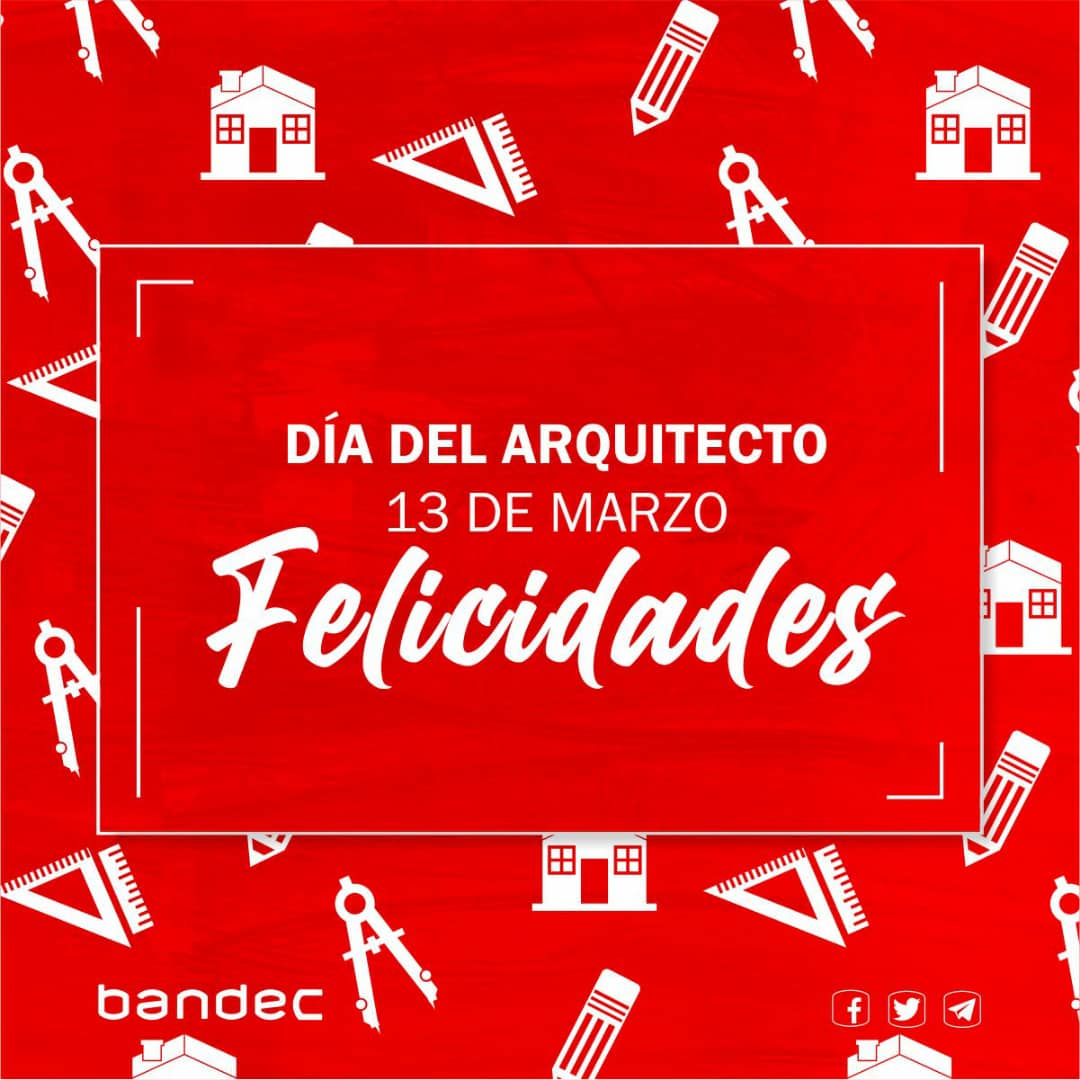 El Ministerio de la Construcción de Cuba felicita a todos los profesionales de la arquitectura; sabiendo que serán dignos continuadores del legado de José Antonio Echeverría.

Hoy, más que nunca, #Cuba necesita de su aporte.
.
.
.
#RevolucionEsConstruir #DiaDelArquitectoCubano