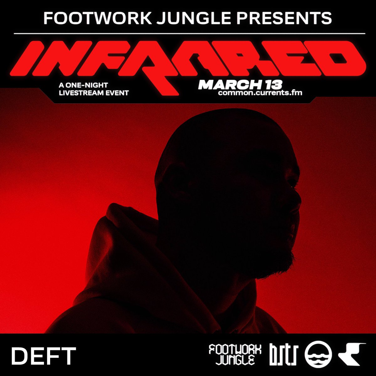 DEFT (@deft_1) on Twitter photo TONIGHT - INFRARED
<a href="/FootworkJungle/">ƒ⊗⊗✞ω☺як ~ נ∇ηgℓє</a> x <a href="/currents_fm/">currents.fm - Music Community</a>
LINK IN BIO
KICKING OFF @ 4PM EST / 9PM GMT
IM ON @ 5.30PM EST / 10.30 GMT
VISUALS FROM <a href="/swaggacats/">Matt Johnston</a>
Ft. <a href="/annamorgandj/">Anna Morgan</a> @Hyroglifics <a href="/timparker/">Tim Parker</a> <a href="/afruitmusic/">Anna Fruit</a> <a href="/akasoundssg/">Amanda Keisha Ang</a> @bored_lord <a href="/HomeSiiick/">HomeSick</a> <a href="/oceantiedmusic/">oceantied</a> <a href="/RP_BOO_/">RP BOO Rolling Stone</a> +++ TONIGHT - INFRARED
<a href="/FootworkJungle/">ƒ⊗⊗✞ω☺як ~ נ∇ηgℓє</a> x <a href="/currents_fm/">currents.fm - Music Community</a>
LINK IN BIO
KICKING OFF @ 4PM EST / 9PM GMT
IM ON @ 5.30PM EST / 10.30 GMT
VISUALS FROM <a href="/swaggacats/">Matt Johnston</a>
Ft. <a href="/annamorgandj/">Anna Morgan</a> @Hyroglifics <a href="/timparker/">Tim Parker</a> <a href="/afruitmusic/">Anna Fruit</a> <a href="/akasoundssg/">Amanda Keisha Ang</a> @bored_lord <a href="/HomeSiiick/">HomeSick</a> <a href="/oceantiedmusic/">oceantied</a> <a href="/RP_BOO_/">RP BOO Rolling Stone</a> +++