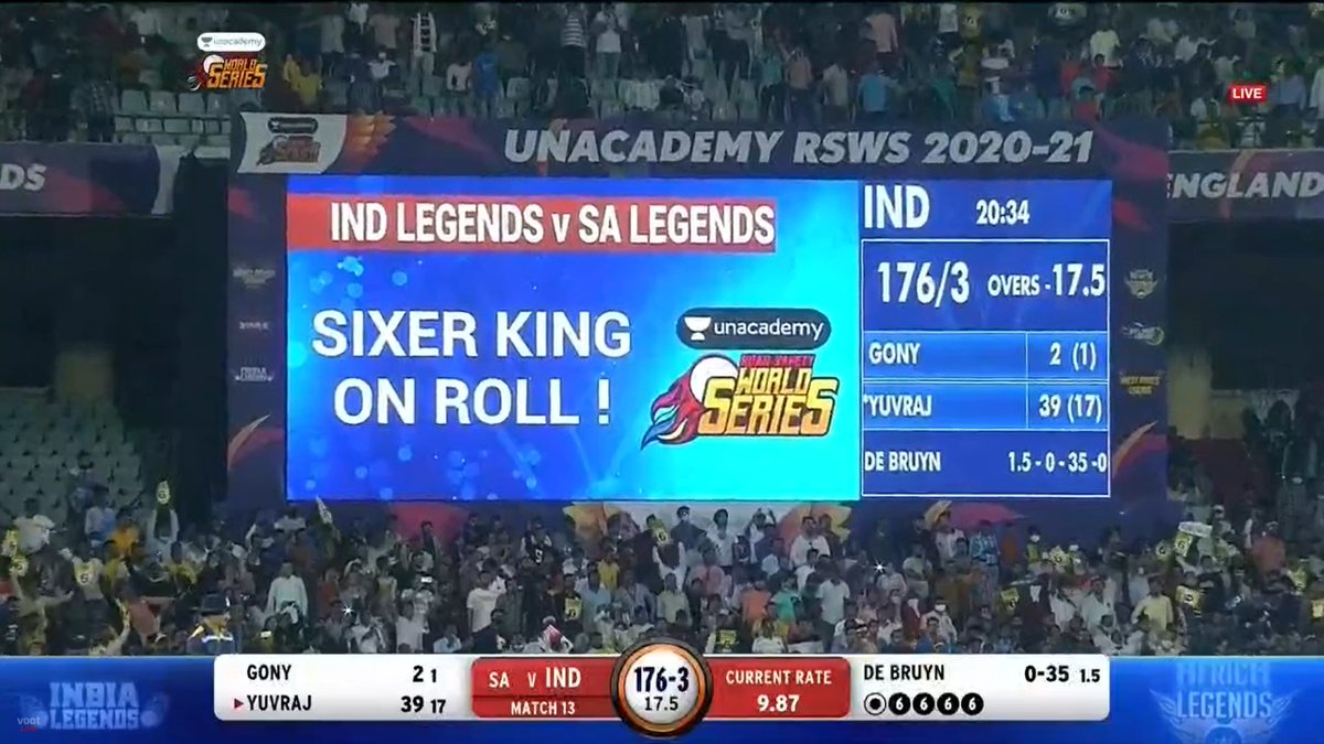 aparchittsharma's tweet photo. The best things that happened today is #YuvrajSingh 
.6666.  
#RoadSafetyWorldSeries2021 
#yuvraj https://t.co/lD6fmNGVw0