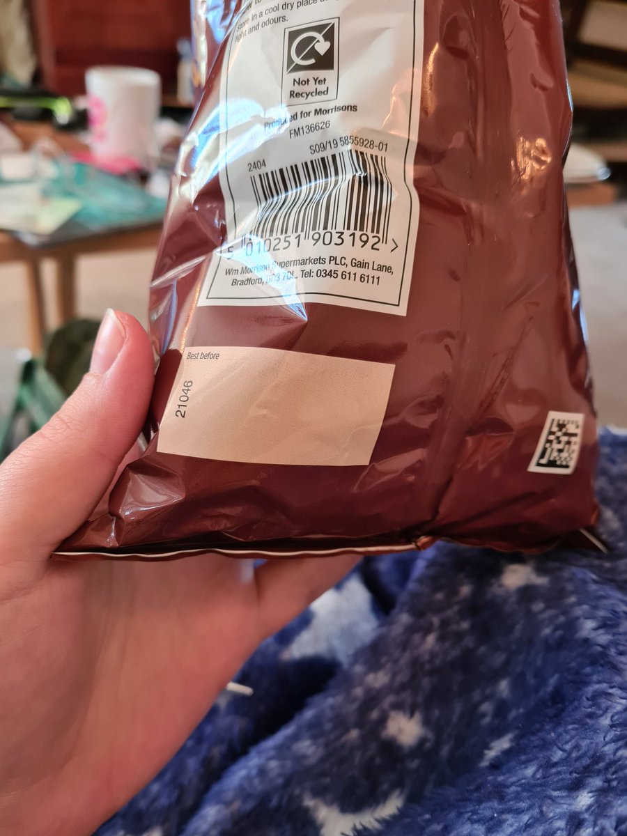 parcmaison's tweet photo. @Morrisons bought these beef potato sticks today - they have a space for a best before date but no date! (They're fine, but just as an FYI) https://t.co/tApZt1Klp9