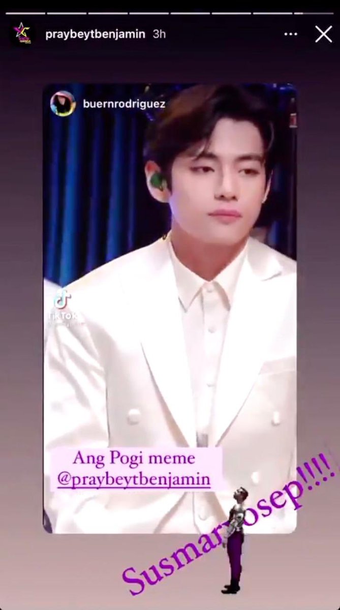 TheKTHDaily's tweet photo. As additional, “Susmaryosep” means OMG! together with captioned “I just died!!!!”

Here’s original stories on Instagram about Vice Ganda being fangirl of Taehyung 💜

▫️ https://t.co/34W0wNlpNw https://t.co/NG3iBd9gJ1