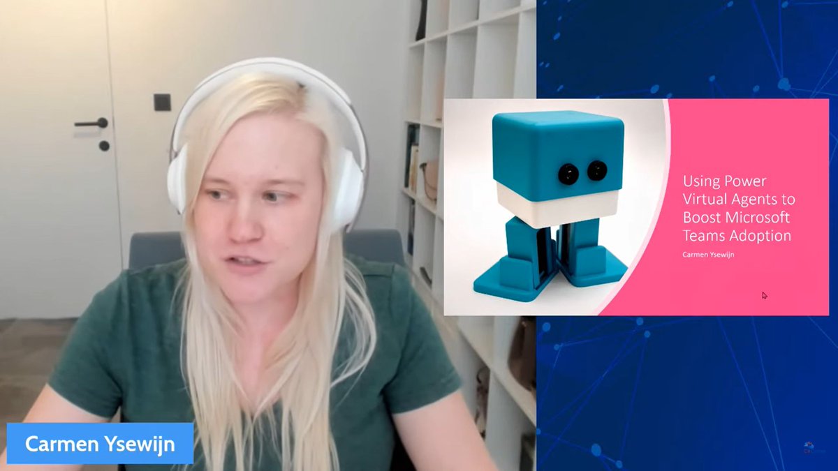 CSharpDotTV's tweet image. C# Corner Power Platform Virtual Conference - Day 5. Welcome @CarmenYsewijn, who is talking about how to use Power Virtual Agents to boost #MicrosoftTeams adoption!

Catch her live here&amp;gt;&amp;gt; c-sharpcorner.com/live/

#CsharpcornerLive #PowerPlatform #PowerApps #PowerBI #womenintech