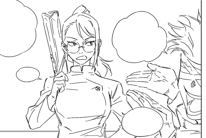 真希さんの話を描いてる。うっかり描きすぎて、いつ終わったか……😂 