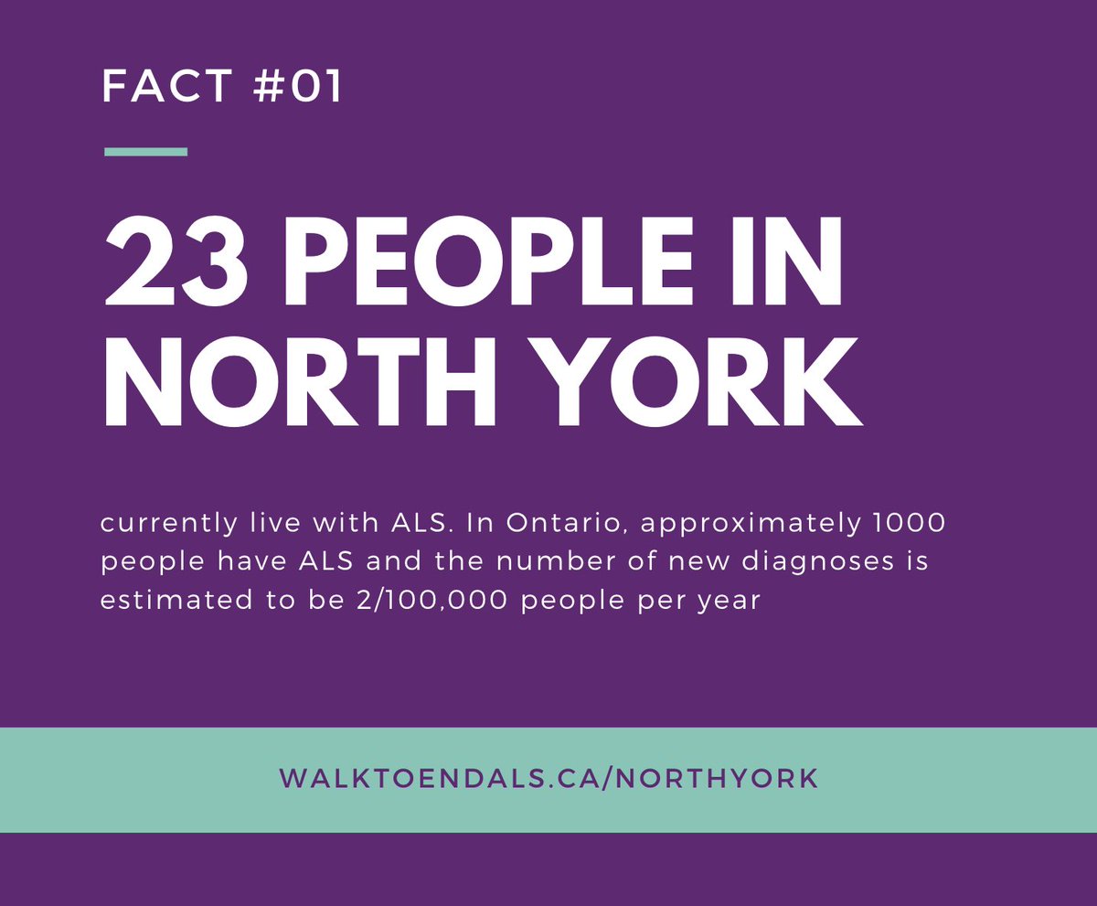 While some may consider ALS to be "rare," there are many people in our community who have it. Walk with us on June 20th to support individuals currently living with the disease, honour those we have lost, and help create a future without ALS! walktoendals.ca/northyork