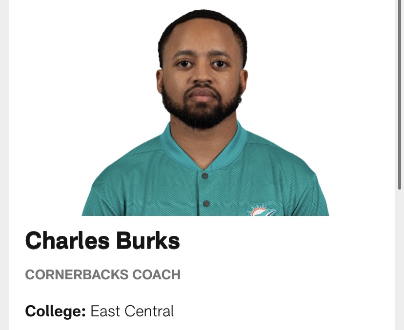 ECU Alumnus Charles Burks was recently promoted to cornerbacks coach for the Miami Dolphins ow.ly/rqo130rAtu6