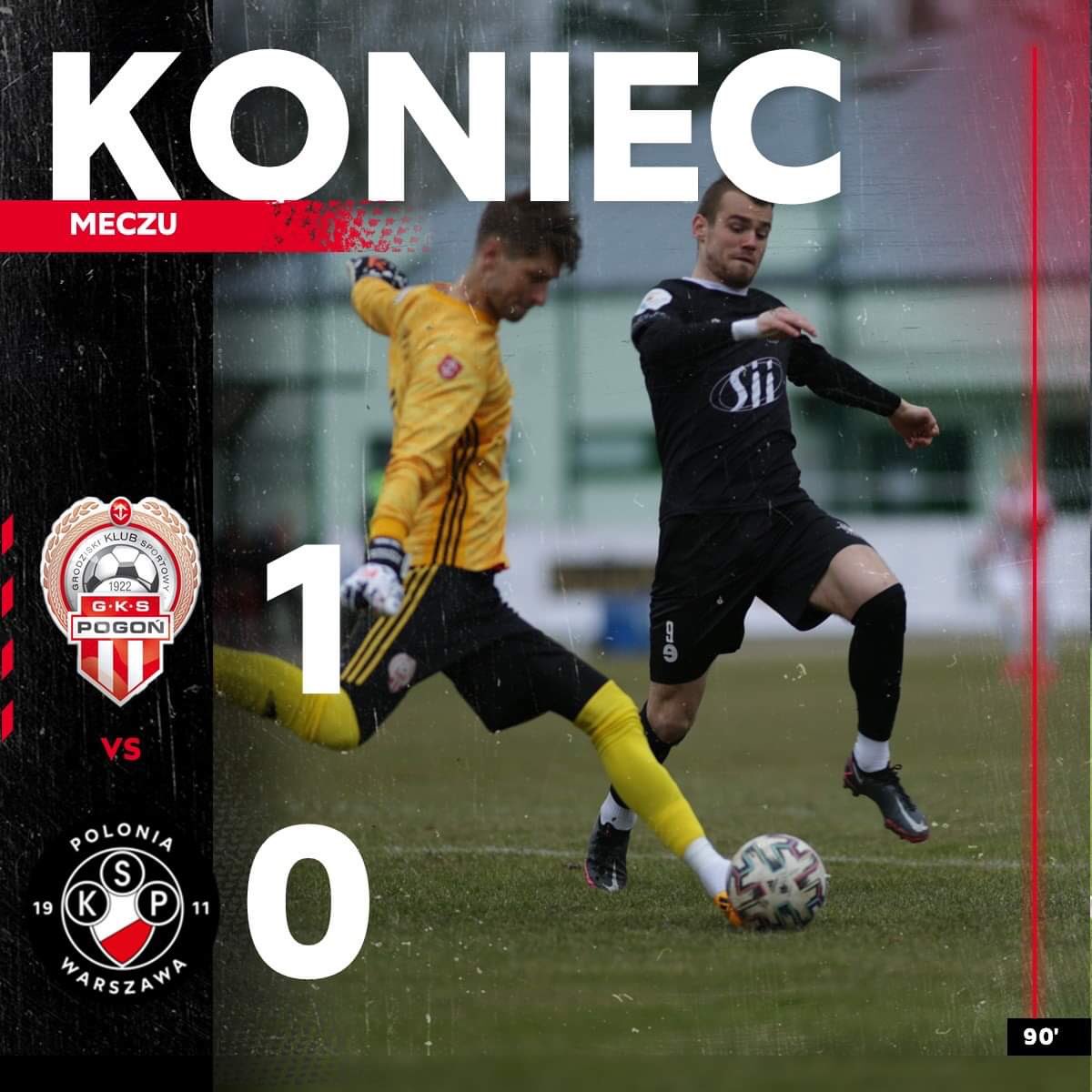 Polonia1911's tweet image. Niestety w pierwszym meczu po wznowieniu rozgrywek, przegrywamy z liderem rozgrywek III ligi @PogonGrodzisk.

#POGPOL 1:0