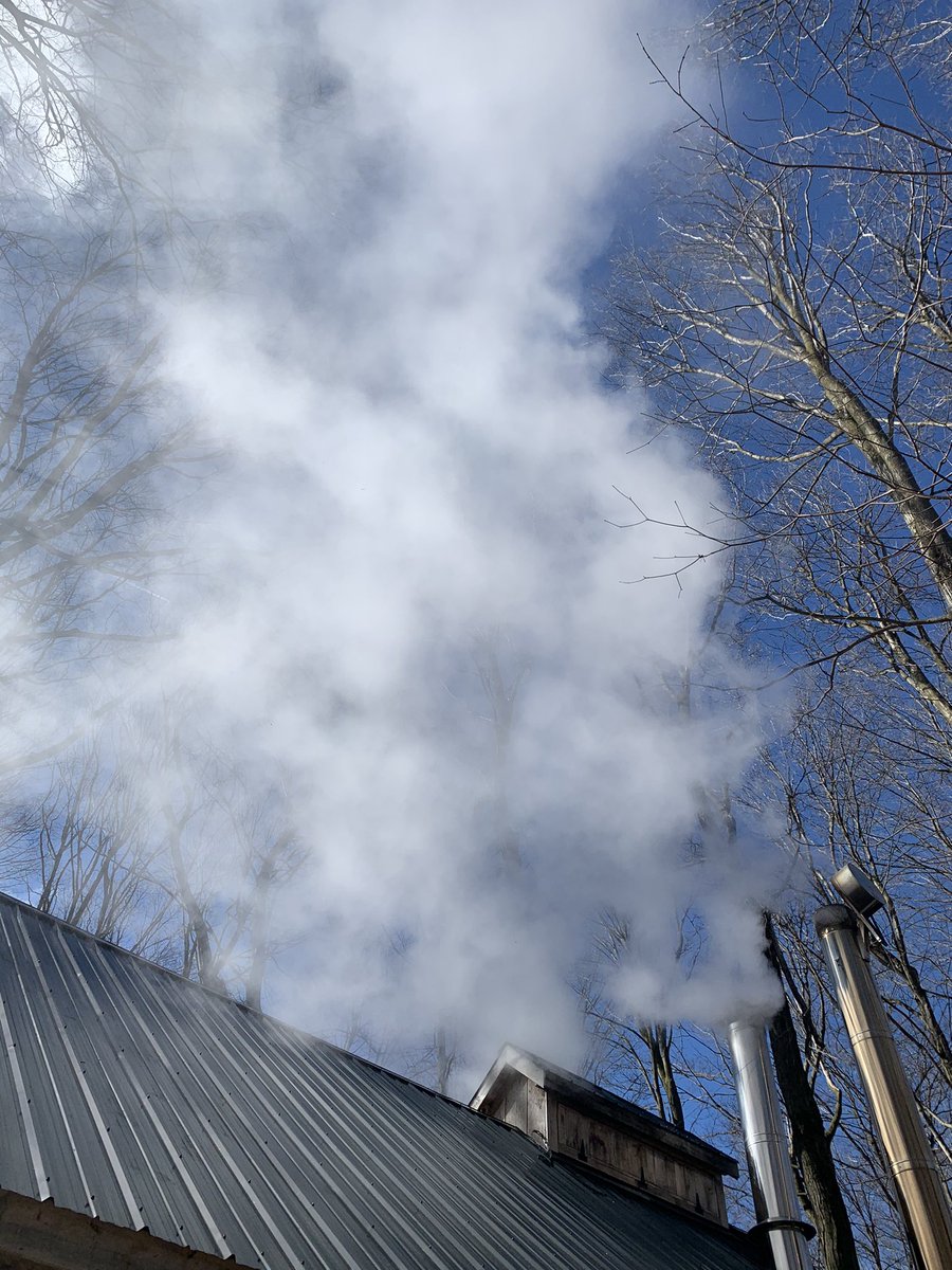 Boiling up yesterday’s run.