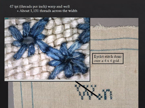 ELanghorst's tweet photo. so interesting to see all the math and science applications to the process of making a single item - in this case a towel - presented by Amanda Issac @GWBooks @MountVernon #SaturdayMorningPD https://t.co/CTlJ4tl9KA