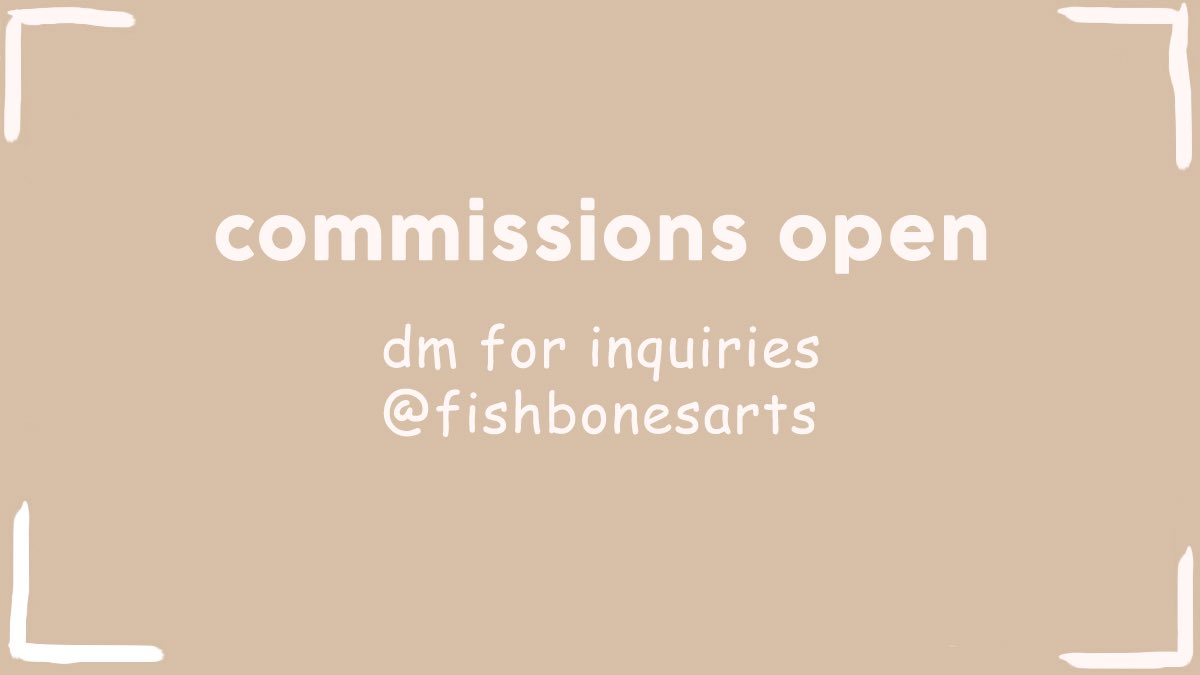FishbonesArts's tweet image. Hi! I’m now accepting commissions! Feel free to dm me for inquiries! 

#commission #commissionsopen #artph #digitalart