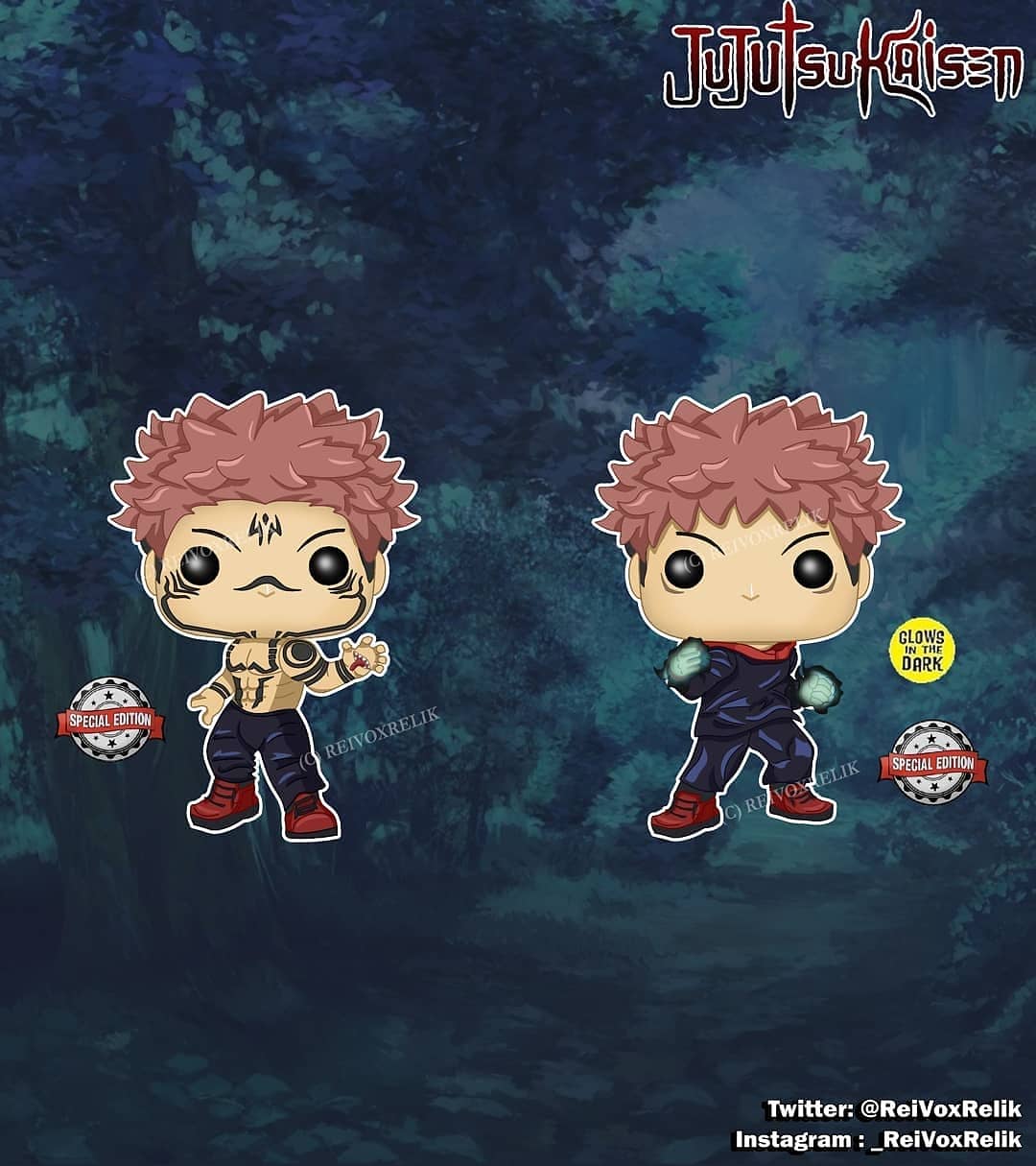 FUNKO POP! ANIMATION: JUJUTSU KAISEN - ITADORI & TODO 2PK