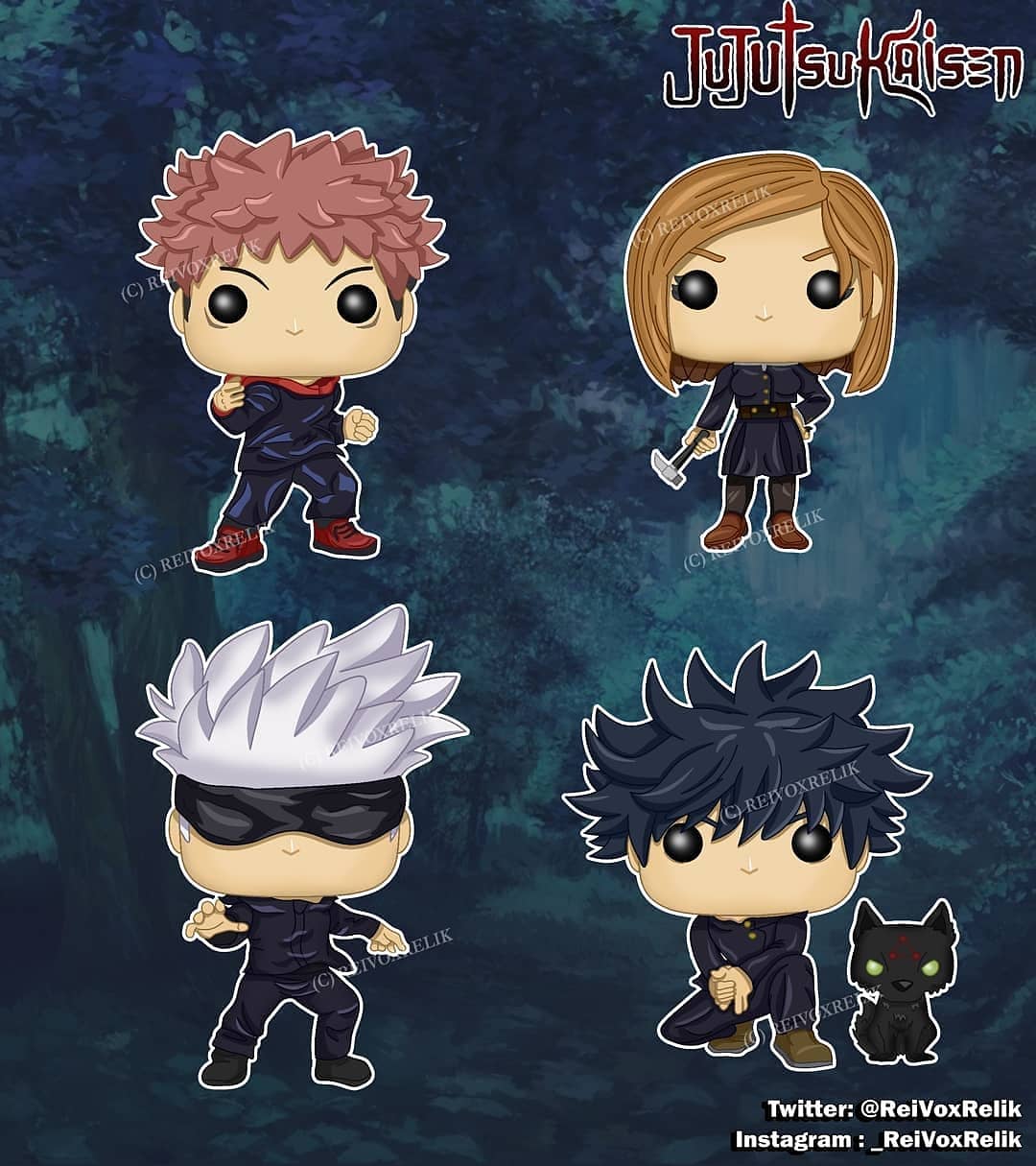 Serlent Pops on X: Jujutsu Kaisen Pop Concept Art Itadori Yuuji