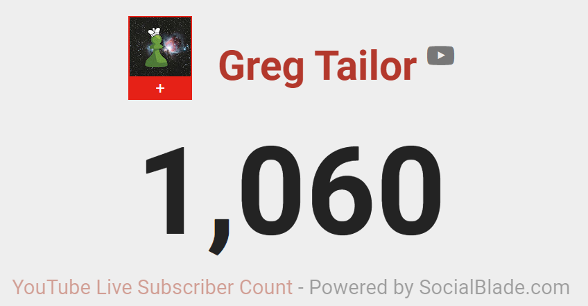 GregTailor3's tweet photo. Took me 2 months, lots of work, shoutouts from the biggest and best creators, but I got my first thousand subscribers! 🥰 https://t.co/Im5ms8PCNI