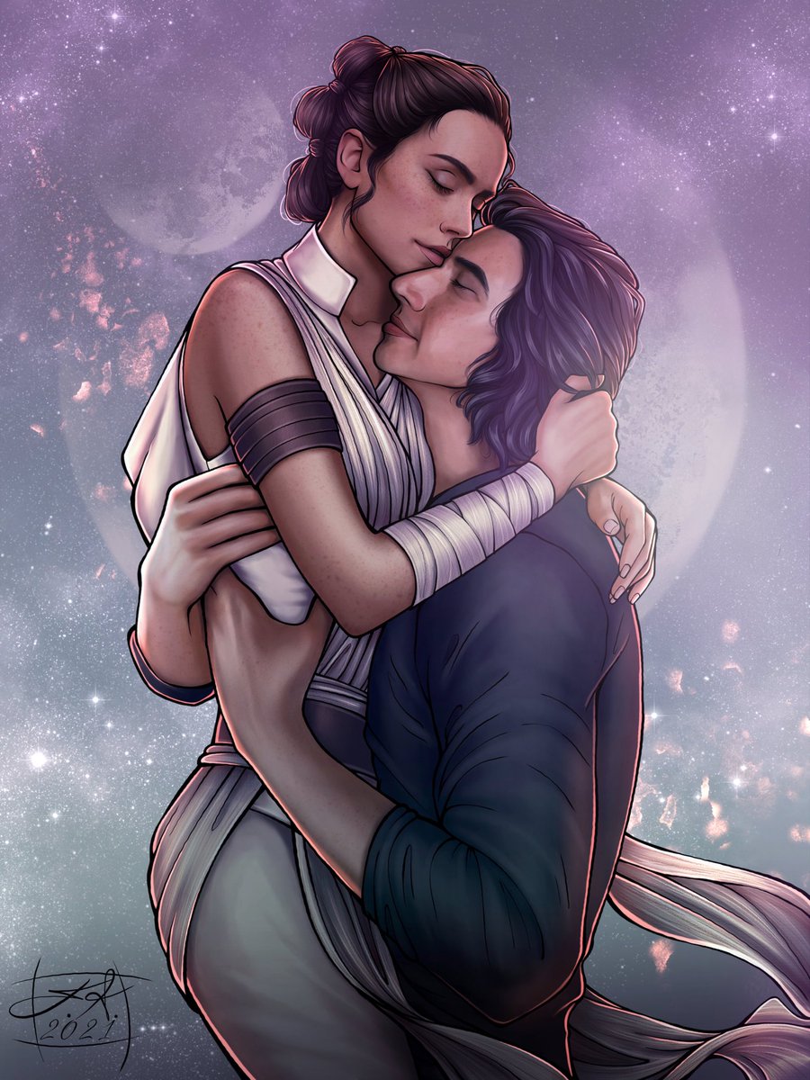 KaylerinArts's tweet photo. You are my sun, my moon, and all my stars

Some new Reylo art finally! Drawn in procreate

Redbubble: https://t.co/sGH56ZSbZl

#reylo #reyloart #reysolo #reyskywalker #bensolo #kyloren #starwars #ArtistOnTwitter #DaisyRidley #adamdriver #fanart #reyxben https://t.co/gAtCDEb5vE