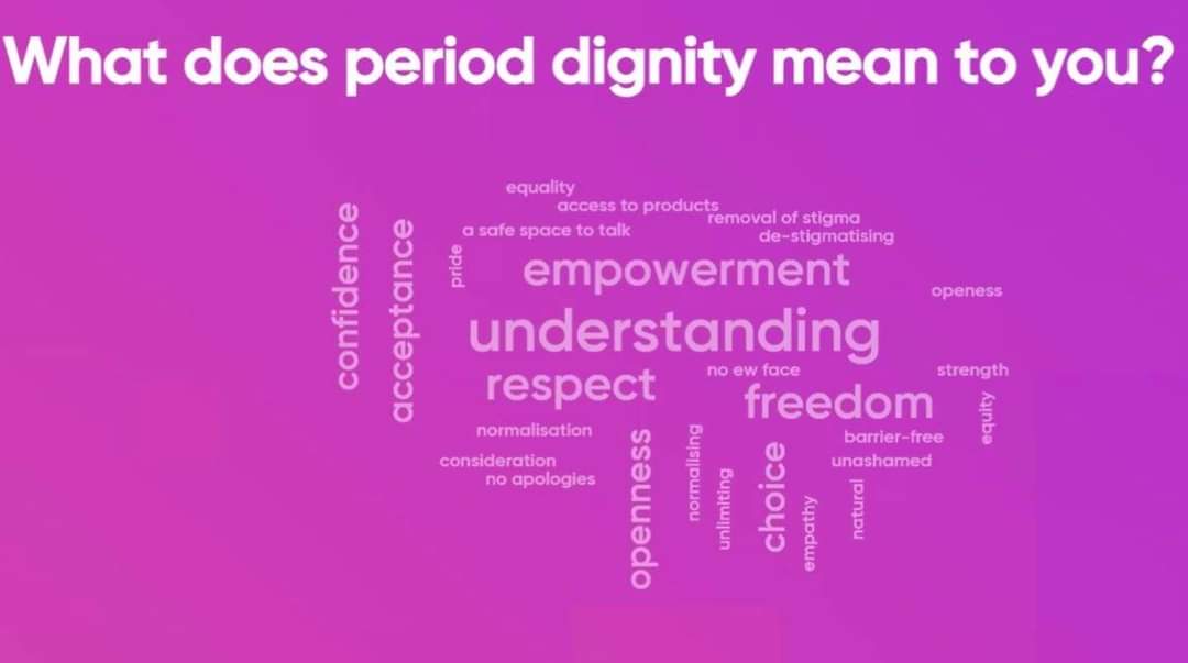 HullPeriod's tweet photo. We asked everyone who attended our launch; "What does period dignity mean to you?".

This is what they said! 

#positivevibes #positivity #menstruation #period #periodpositive #periodproblems #periodpoverty #standtogether #perioddignity https://t.co/KZaKyq8erc