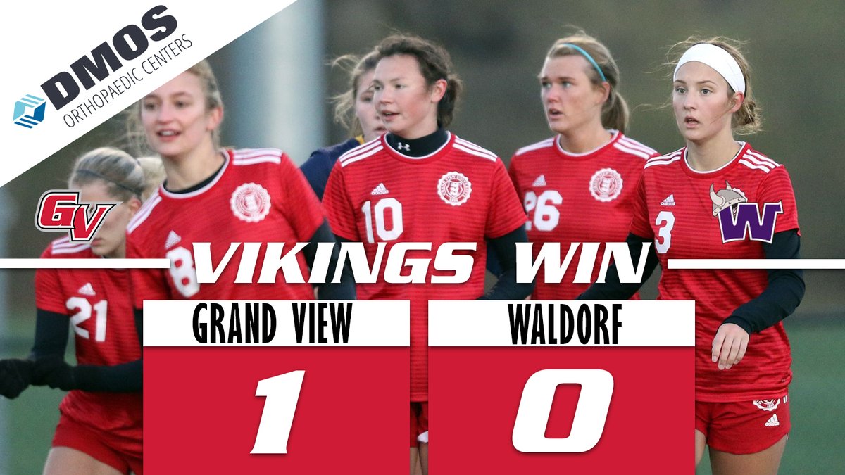 VikingAthletics's tweet photo. W⚽️| VIKINGS WIN | A late goal from Bertman gives Grand View the first win of the Spring season! 

#NAIAWSOC https://t.co/CyBiTzRVaA