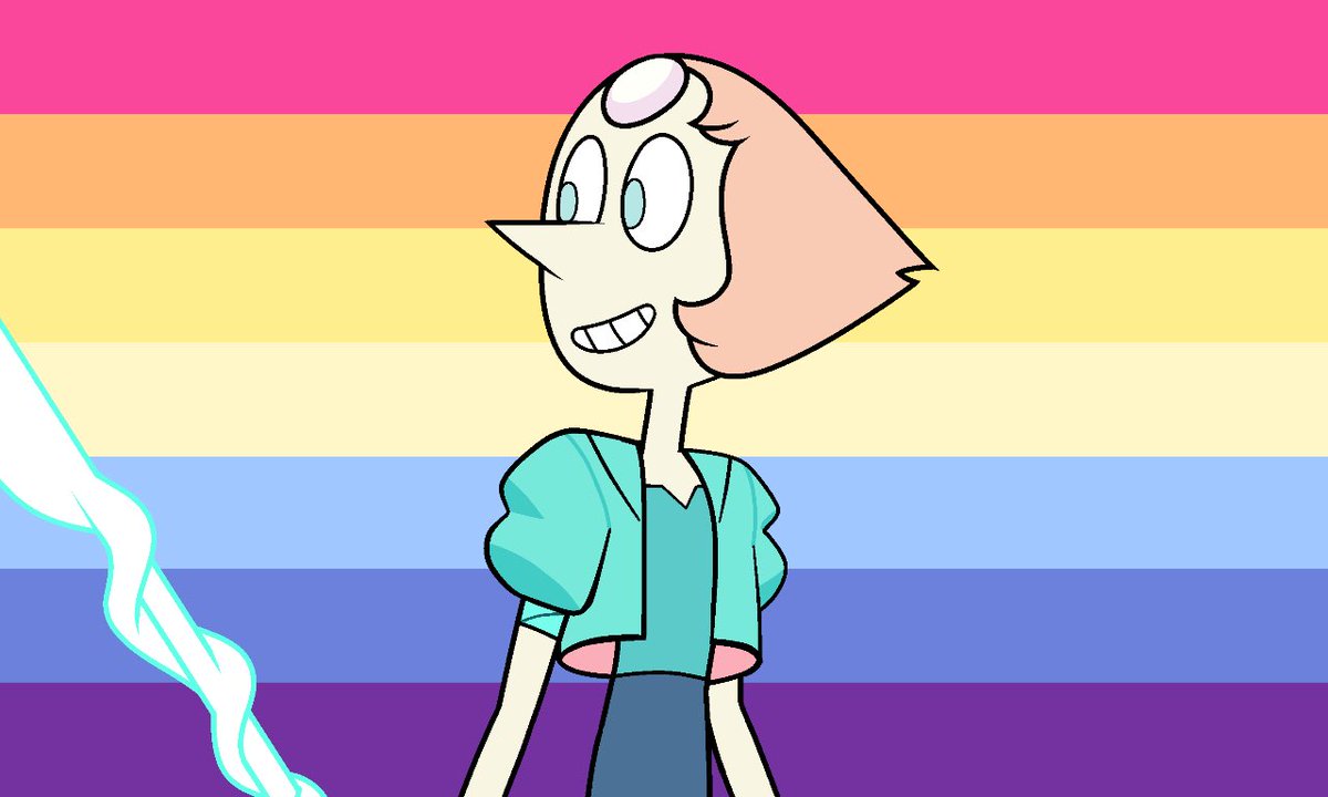 fav_nonbinary's tweet image. pearl is a nonbinary lesbian who uses they/he pronouns!!