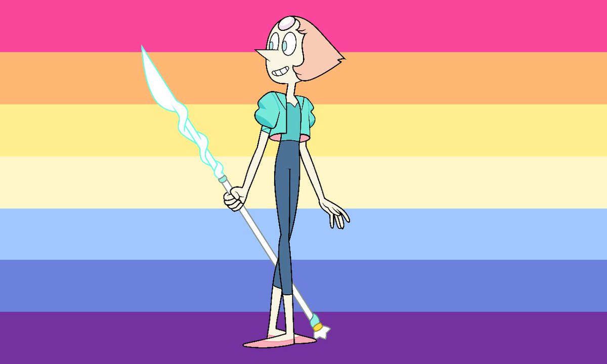 fav_nonbinary's tweet image. pearl is a nonbinary lesbian who uses they/he pronouns!!