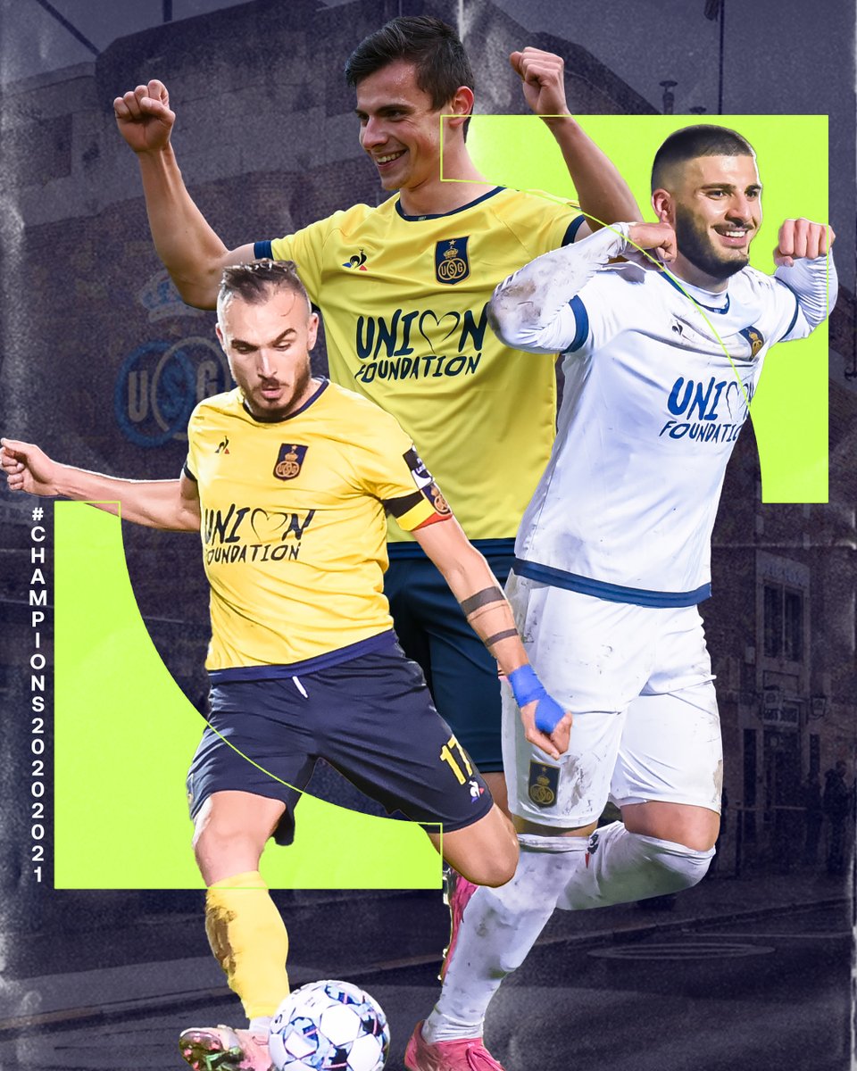 ProLeagueBE's tweet photo. 🏆🟡🔵 1B Pro League Champions 🔵🟡🏆

Congrats, @UnionStGilloise ! 👏 https://t.co/EbSJmvxAdf