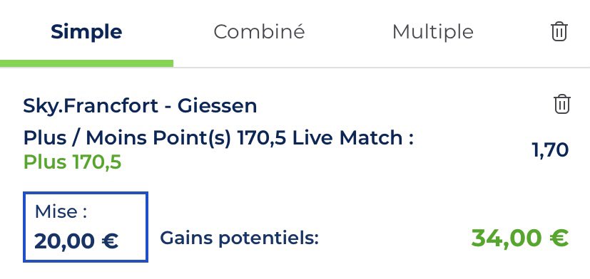 JPronos23's tweet photo. LIVE BET QUOTIDIEN 👍🏼🔥 https://t.co/ogdxJhW05g
