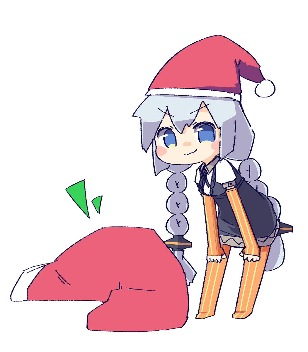 紲星あかり 「クリスマスあかりちゃんもいた?
巨大な靴下? 」|このほしのイラスト
