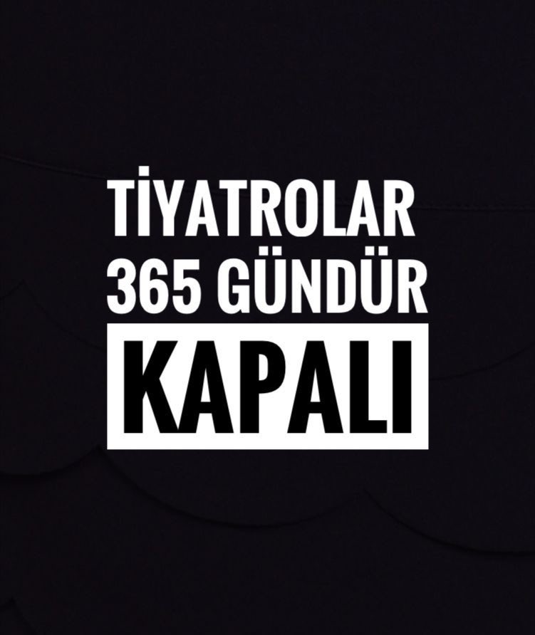 ArtmeraAkademi's tweet photo. Tiyatrolar 365 gündür kapalı!
@TiyatroKoop https://t.co/T8PHHjrlzJ