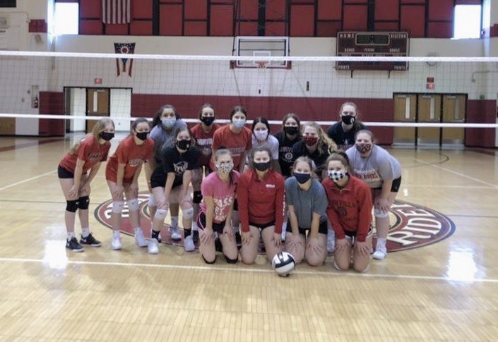 first open gym of the 2021 season!! #ovb ❤️🖤🤍
