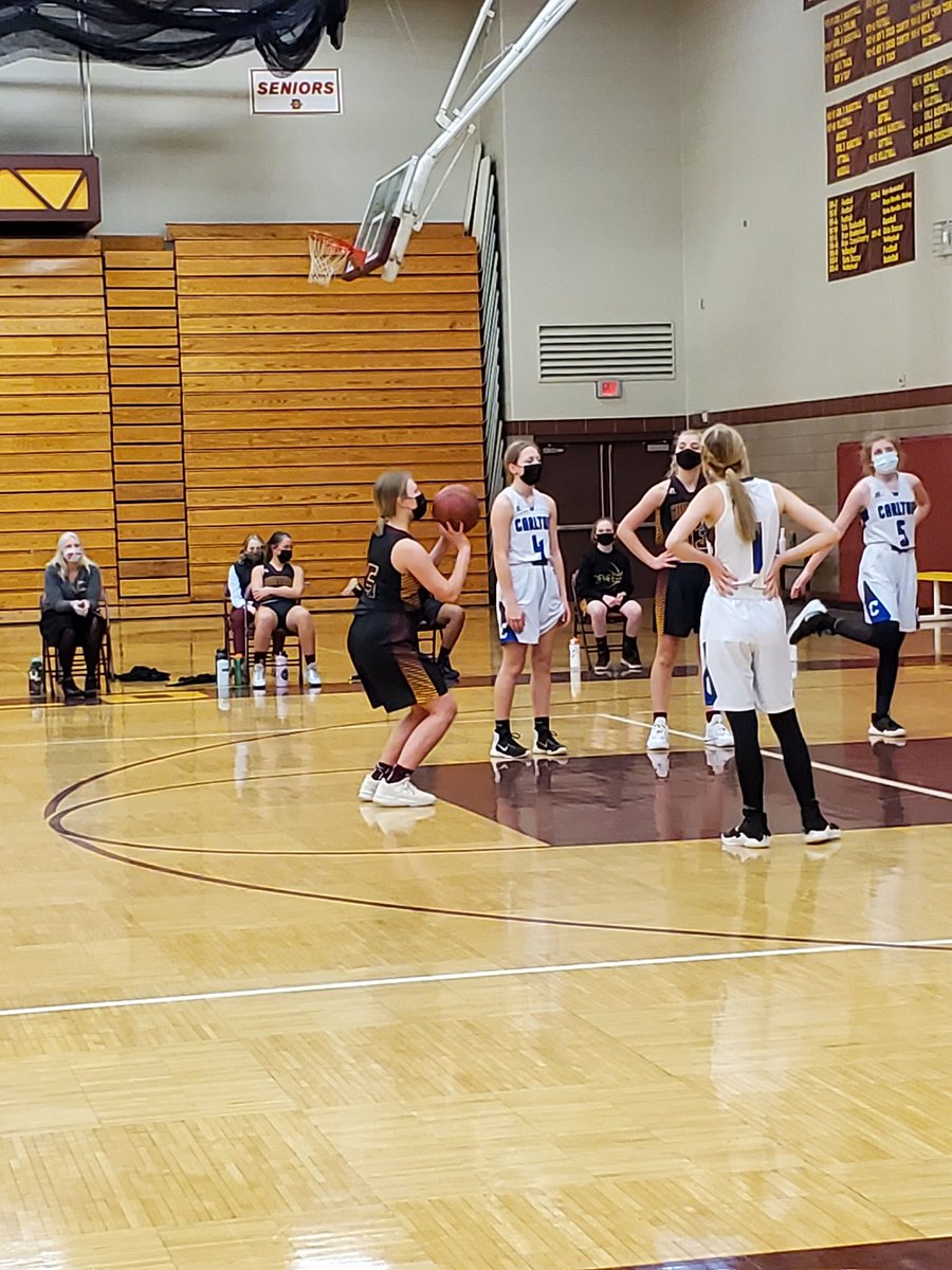 The Hunters play Chisholm today. It is our second to last home game this season.