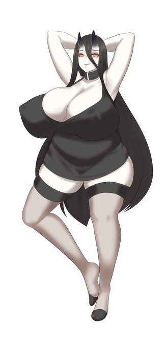 Commission image of thicc battleship princess for @Fid99ftw . Thank you! 