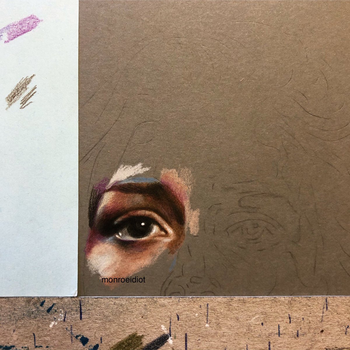 Hi people ! Sharing with you a few pics of a new piece I’m working on. The transcendant Victoria Pedretti as Dani Clayton (The haunting of Bly Manor) #BlyManor #fanart @haunting