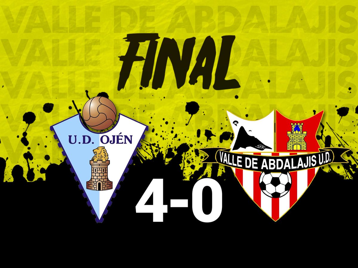 ValleAbdUD's tweet photo. 🏁 FINAL | Dura derrota a domicilio.

@UDOjen 4-0 Valle de Abdalajís UD

#OjénValle https://t.co/k0EE0iKZz1