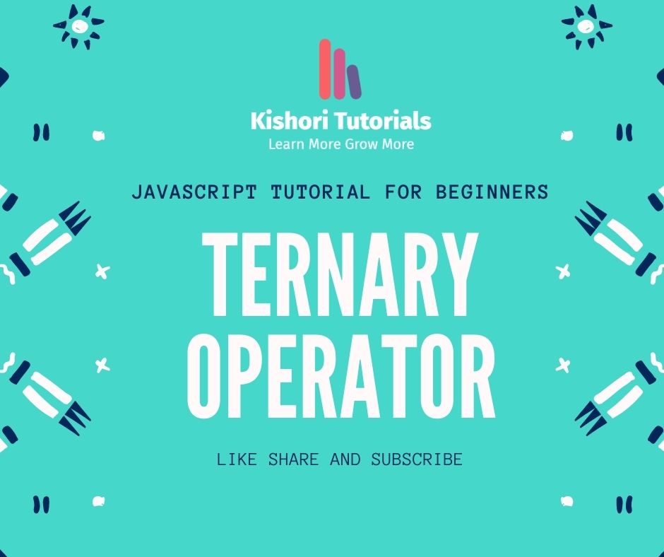 kishoritutorial's tweet image. Learn what is Ternary Operator in JavaScript.
youtube.com/watch?v=WkpybD…
#ternaryoperator #javascript #javascripttutorial #learnjavascript