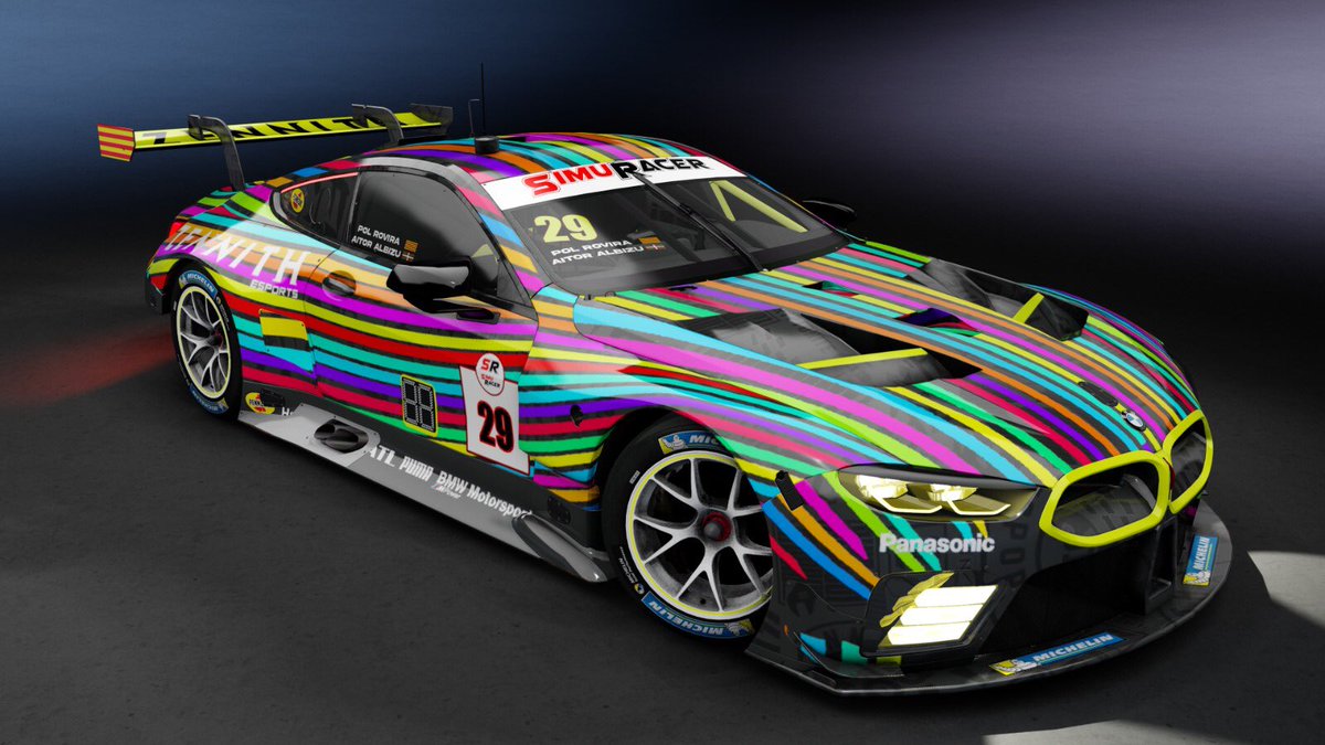 Presentamos los colores que lucira el equipo zenith rainbow en las 10h de Road America

Asi luce su bmw multicolor